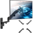 thumbnail image 1 of W Single Monitor Wall Mount, Computer Wall Mount Monitor Arm Holds up to 26.4lbs, Heavy Duty Gas Spring Single Monitor Arm Screen up to 35 inch, Fully Adjustable Monitor Stand (GSWM001XL), Black, 1 of 5