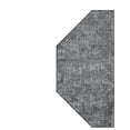 thumbnail image 2 of Dainty Home Amalfi Faux Leather Reversible 2 Pattern 15" x 15" Octagon Placemats, Set Of 4, Black, 2 of 3