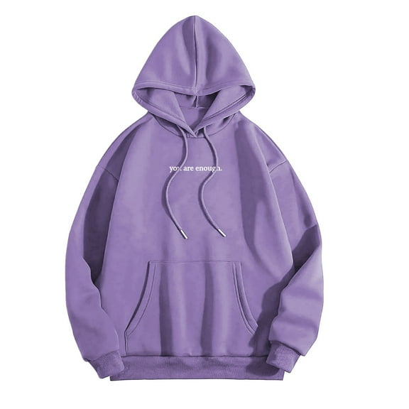 XINXIAOO Womens Sweatshirt Hoodies Long Sleeve Hoodie Pullover Sweatshirts for Women Unisex Hoodie Purple Sweatshirt Women Fall Sweatshirt Casual Clothes