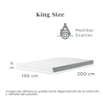 thumbnail image 2 of Colchón King Size - Memory Foam - Material Transpirable y Refrescante - Espuma De Alta Densidad- Ergonómico - Ideal para Cualquier Base Cama King Size Brindando Confort Diario., 2 of 8