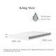 thumbnail image 2 of Colchón Queen Size - Memory Foam - Material Transpirable y Refrescante - Espuma De Alta Densidad- Ergonómico - Ideal para Cualquier Base De Cama Queen Size Brindando Confort Diario., 2 of 8