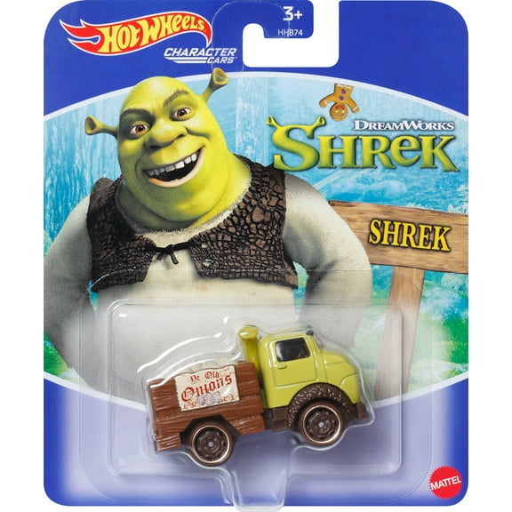 Hot Wheels Shrek Character Car & Truck Play Vehicle