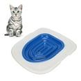 thumbnail image 6 of Cat Toilet Trainer, Cat Toilet Training Kit Reusable Strong Bearing Capacity Easy To Install Safe For Home For Pet Cleaning White Tray , 1 Blue Inner Support,White Tray, 1 Pink, 6 of 8