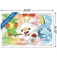 thumbnail image 2 of Pokemon: Sword and Shield - Group Wall Poster, 22.375" x 34", Framed, 2 of 3