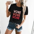 thumbnail image 2 of Charlylifestyle Unisex Vote Like A Feminist Short Sleeve T-shirt for Men and Women, 2 of 6