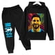 thumbnail image 3 of Conjunto de sudadera con capucha para niños de primavera, conjunto deportivo de 2 piezas, sudadera y pantalones, ropa para niños y niñas con estampado de Messi, ropa para bebés, 3 of 5