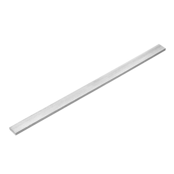Barra de acero al carbono laminada en frío Uxcell 1018, 0.24" x 0.63" x 12" Barra rectangular de acero A108, placa de metal sólido para mecanizado y fabricación industrial