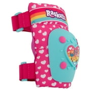 Raskullz Super Rainbow Corn Unicorn Kids Elbow and Knee Pad Set for Skating and Biking
