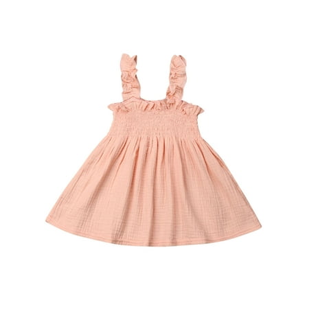 

Pudcoco Baby Girls Princess Floral Dress Wedding Pageant Sling Dresses Tutu