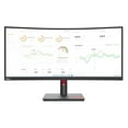 thumbnail image 1 of Lenovo ThinkVision T34w-30 Monitor Curvo WQHD 3440x1440 60Hz 21:9 4ms 1500R, 1 of 5