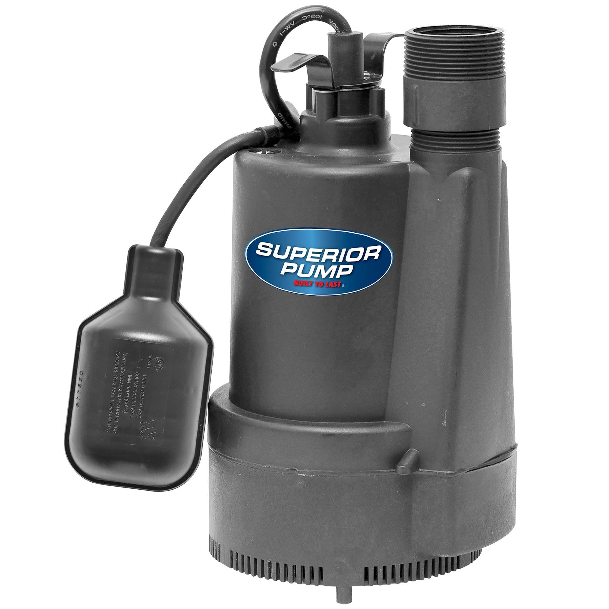 Superior Pump 91330 Submersible Utility Pump, 1 By 3 HP Walmart Canada