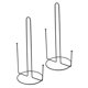 thumbnail image 5 of FOMIYES 2Ud Portarrollos De Cocina De Hierro Negro Para Almacenamiento En Countertop Con Estilo Rústico, 5 of 8