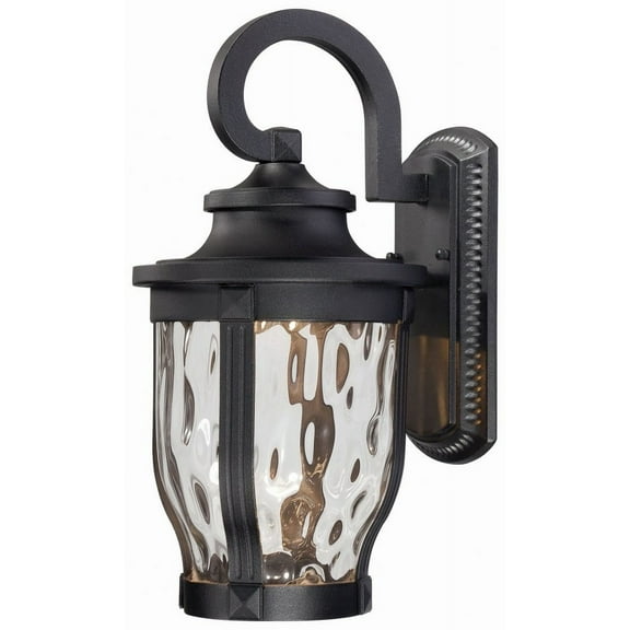 Minka Lavery Merrimack 16 1/4" High Black LED Outdoor Wall Light