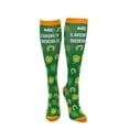 thumbnail image 2 of Unisex Me Lucky Socks Funny St Patricks Day Compression Socks for Women and Men, 2 of 4