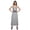 Slate Gray, variant on Moomaya WoMen's Spaghetti Strap Side Slit Dress Plus Size Printed Clothing