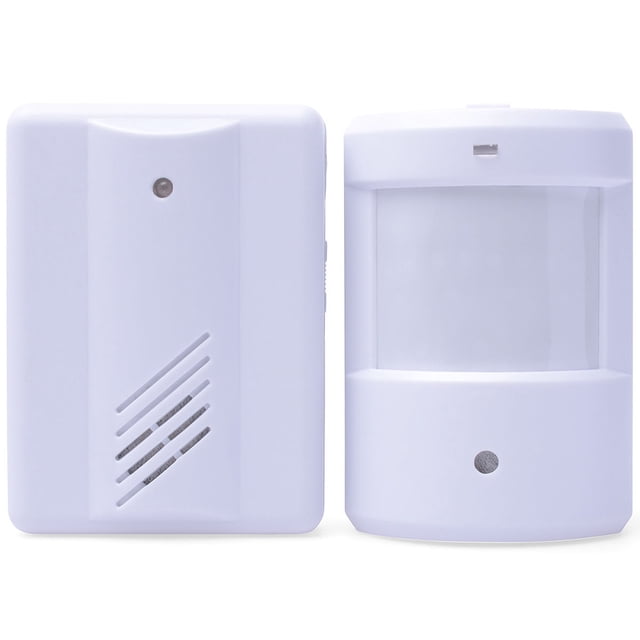 KAKOWELY Doorbell Wireless Welcome Doorbell Home Security Alarm Wireless Infrared Doorbell Detector Alarm Visitor Guest Entry Doorbell Chime for Home Security Protection 1 Probe and 1 Host