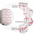thumbnail image 5 of Shower Curtain, Pink Bow Seamless Waterproof Shower Curtain Set with Hooks for Bathroom Showers,Stalls and Bathtubs,36x72In Romance, 5 of 9