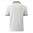 thumbnail image 5 of Fexilor Men's & Big Men’s Pique Polo Shirt Short Sleeve with Quarter-Zip Collar, Sizes S-3XL, 5 of 10