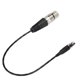 thumbnail image 5 of Cable de cable xlr, mini xlr 3pin duradero de cobre a xlr, portátil para cámara slr, 5 of 7