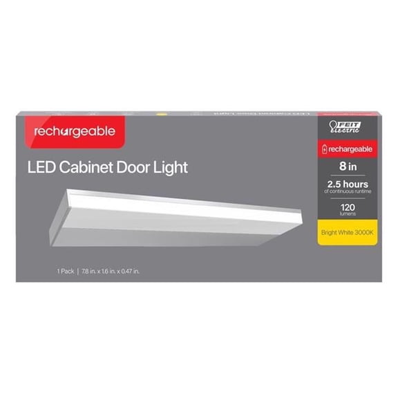 Feit Battery Operated Rechargeable LED Motion Sensor White 8 - NO CHARGER CABLE