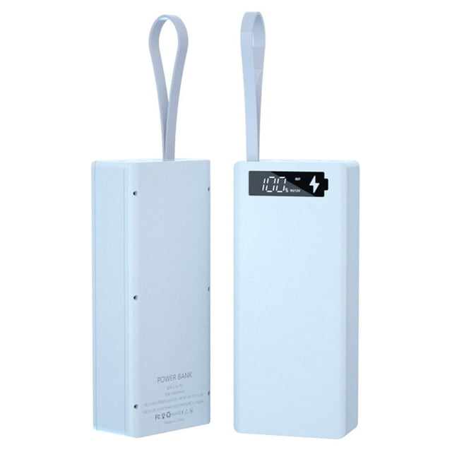 Detachable Mini Portable LCD Display DIY Battery Case Power Charger Shell Charging Box QC3.0 PD Accessories