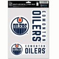 thumbnail image 1 of Wincraft NHL Edmonton Oilers Decal Multi Use Fan 3 Pack Team colors One Size, 1 of 1