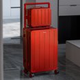 thumbnail image 3 of Juego de equipaje, Maleta roja con carrito ancho, Maleta de viaje multifuncional de 20-28 pulgadas, estuche de cosméticos portátil, caja de embarque, 3 of 4