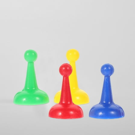 Pawsdot Chess Pieces Plastic Yellow 40Pcs Art and Craft Projects