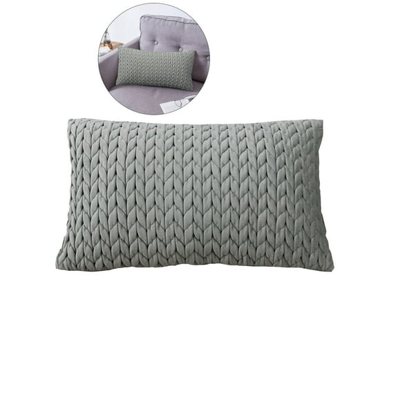 WNFJR Rectangular Throw Pillow Covers for Living Room, Kitchen, Office Decor | Oblong Pillowcases for Sofa Bed Car Chair