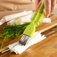 thumbnail image 1 of Hearth & Gear Multifunctional Stainless Steel Onion Slicer Onion Slicer Portable Manual Onion Slicer For Household Use Suitable For Kitchens And Restaurants And Table Cookware Apartment Necessities, 1 of 5