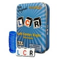 The Original LCR Left Center Right Dice Game (Blue Tin)