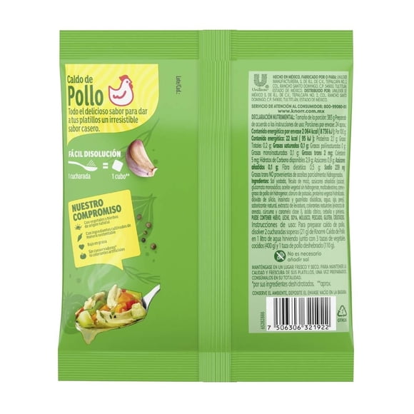 Caldo de Pollo Knorr en polvo 130g