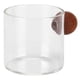 thumbnail image 1 of Taza De Café De Vidrio, Taza De Café Transparente Con Mango De Bola De Madera Resistente A Altas Temperaturas Para Bar Para Oficina Para Fiesta, 1 of 8