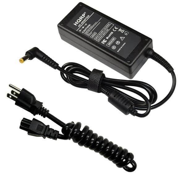 HQRP 65W AC Adapter / Charger / Power Supply Cord for Acer Aspire E1-522-7843 / E1-531-2686 / E1-531-2686 Laptop / Notebook