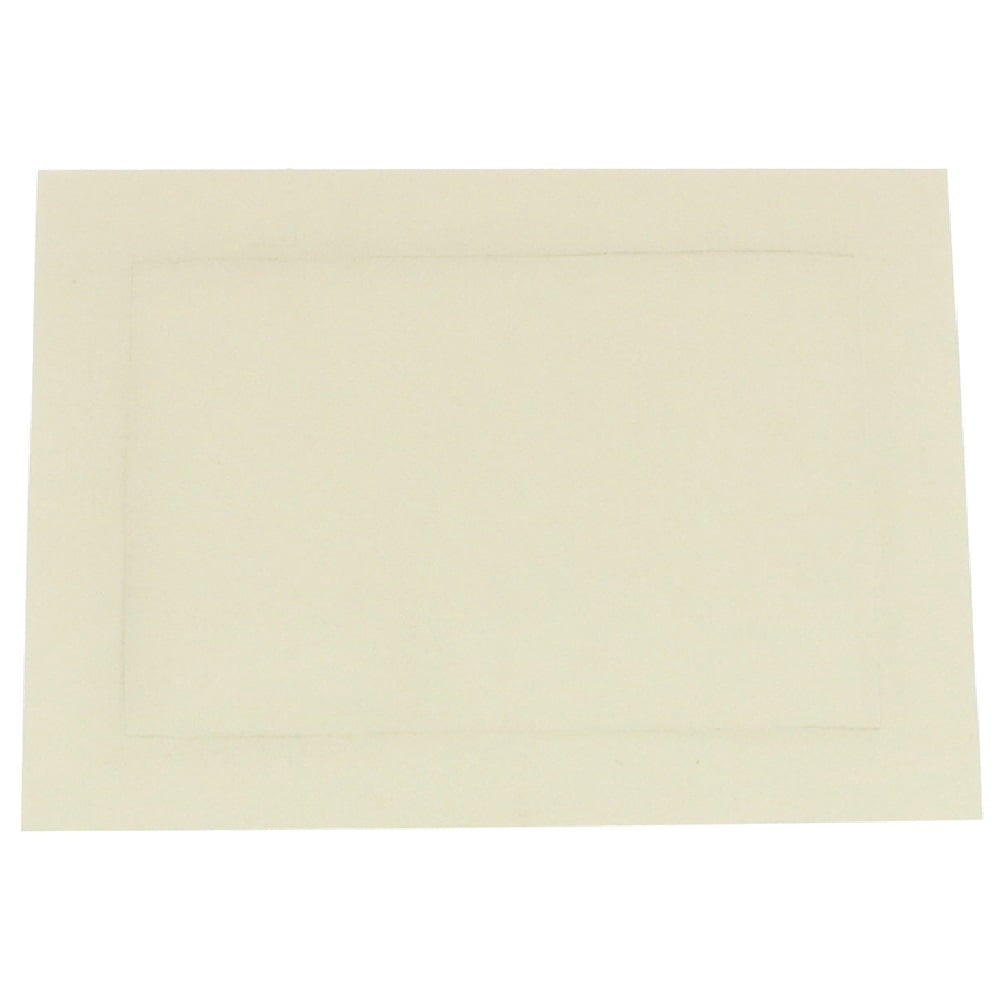 JAM Paper Foldover Cards, 4 3/8 x 5 7/16, 25/Pack, Ivory Panel