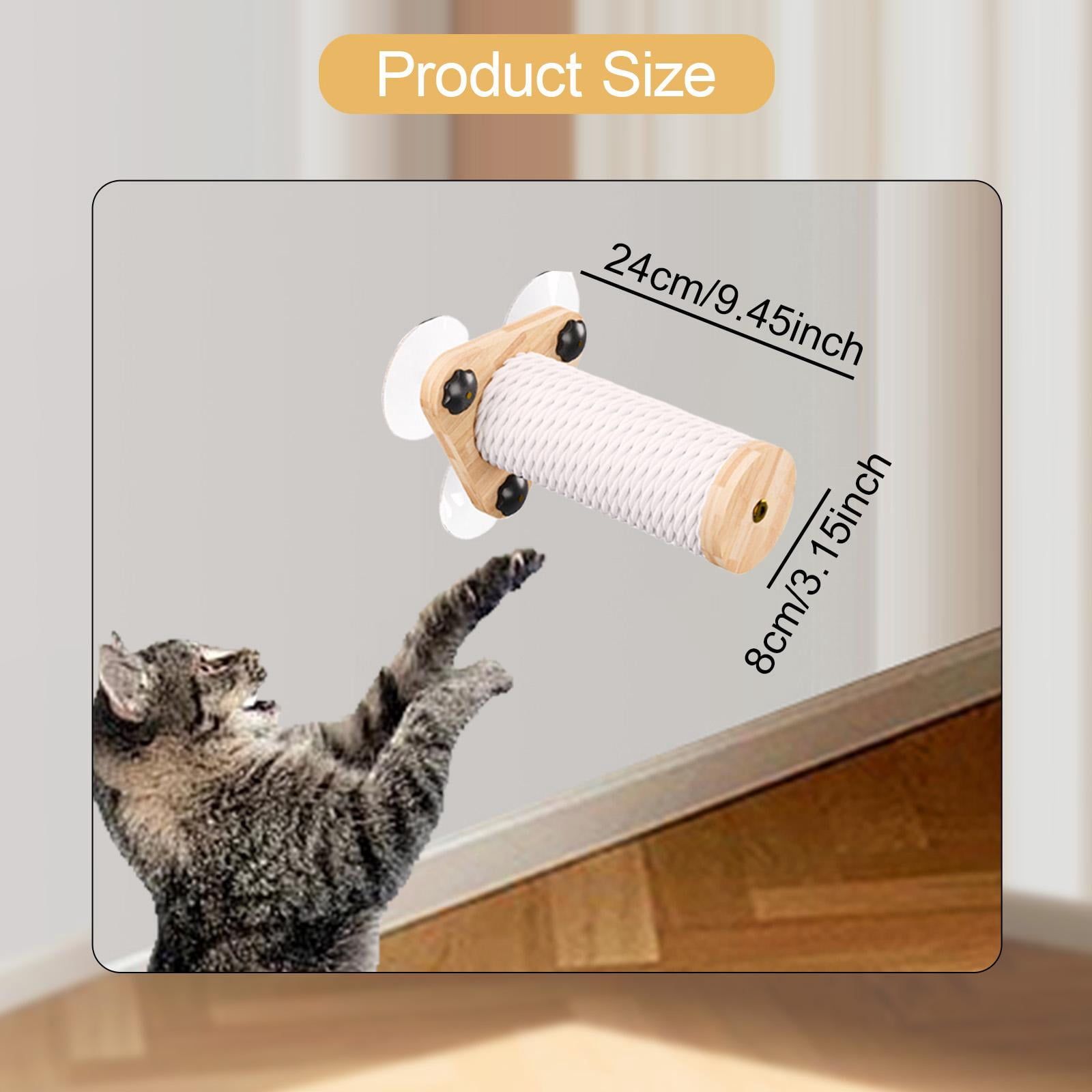 oshhni Wall Mounted Scratching Post Cat Climbing Step for Rest Grind Claws Stretch
