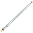 thumbnail image 2 of 3X Metal Part 7 Telescopic AM, FM Radio Antenna Length 75 cm Long Silver, 2 of 7