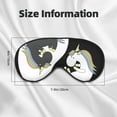 thumbnail image 4 of Disketp Unicorn in Yoga Print Sleep Mask-Eye Mask for Sleeping,Comfortable & Super Soft Eye Mask with Adjustable Strap,Travel Eye Mask, 4 of 7