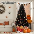 thumbnail image 2 of Gymax 7 Halloween Tree Artificial Decoration Tree w/1040 Branch Tips 6 Lighting Modes, 2 of 9