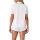 thumbnail image 3 of INSPIRAR CHIC Conjuntos de Pijamas de Satén para Mujeres Ropa de Noche Pijamas Tops con Pantalones Cortos Conjuntos de Lounge L Blanco-1, 3 of 6