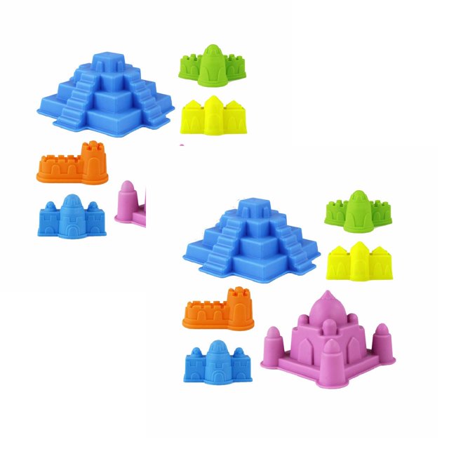 2PCS Tools 6Pcs Water Kids Beach Model Sand Sandbeach Sand Toys Game Education