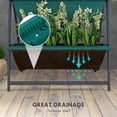 thumbnail image 6 of PetFurnishn Raised Garden Bed, 4 Tier Vertical Garden Planter Set, 4 Outdoor Planter Boxes with Stand, Self Draining Design Elevated Garden for Vegetable, Flowers & Herbs, Green, 6 of 18