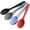 Black, variant on 2Pcs/ 4Pcs Silicone Stirring Spoons, Heat Resistant Spoons Silicone Cooking Spoon for Kitchen Cooking Serving Baking Mixing, 10.8in