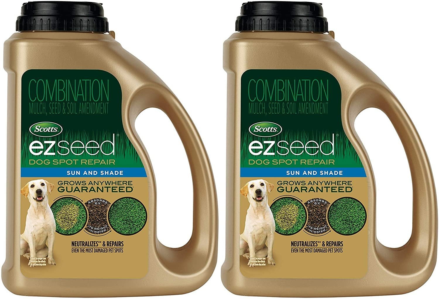 Scotts EZ Seed Sun & Shade 17530 Dog Spot Repair, 2 LB 2 Pack