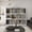 White 97, variant on Laundry Cabinet with 2 Removable Liner Bags, White Particle Board and MDF, 31.5x15.75x30.31 Inch Divided Hamper for Small Spaces