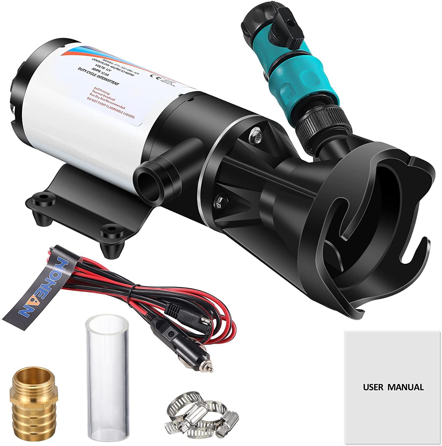 Garden Sprinklers Sprayer Replace 18555000A RV Sewer Macerator Waste Water Pump 12V DC Macerator waste Pump 12GPM Quick Release Compatible with The Camper 