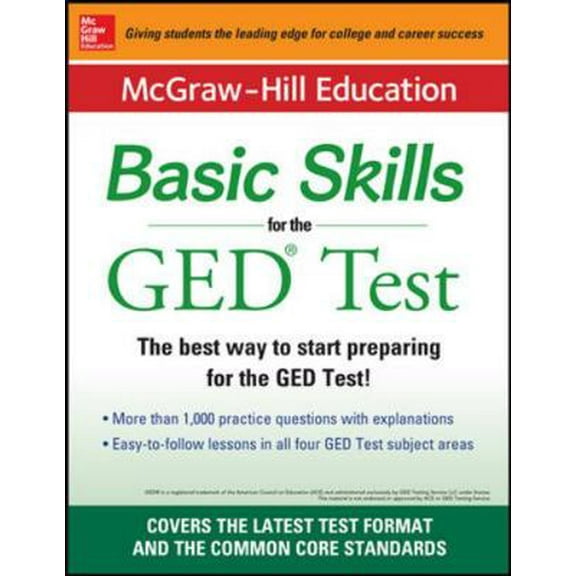 Pre-Owned McGraw-Hill Education Basic Skills for the GED Test (Paperback) 0071838465 9780071838467