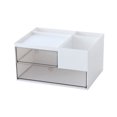 thumbnail image 1 of Puntoco Organizador de maquillaje para encimera, organizador de cosméticos con cajones, caja de almacenamiento de maquillaje, organizador para el cuidado de la piel, vitrina para tocador, 1 of 8