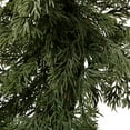 thumbnail image 2 of Vickerman 24" Artificial Green Cypress Wreath, 2 of 5