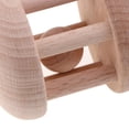 thumbnail image 4 of Sonajeros de mano de madera,Campana de mano,Sonajero de cuna,Coctelera musical de guardería,Juguetes de desarrollo para bebés,Sonajero de agarre,Juguetes Educativos 2 piezas perfke Sonajeros de mano de madera, 4 of 8